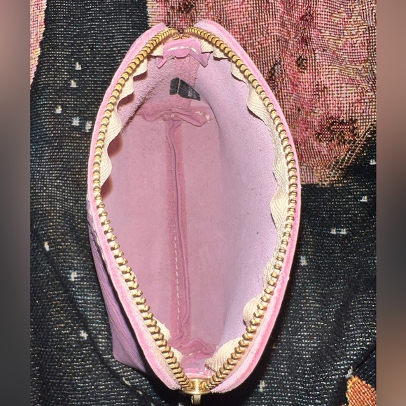 SOLD Portland Leather Goods VINTAGE PINK classic Luna Pouch - Picture 5 of 6
